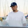 Casquette avec broderie métallique brillante