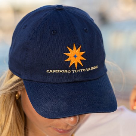 Zoom broderie casquette Capedoro